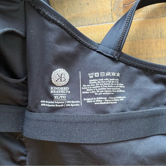 Kindred Bravely Maternity Nursing one piece Black Swimsuit - Picture 6 of 7